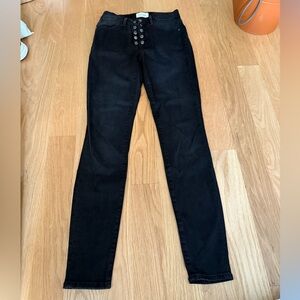Frame Denim Women's Black Skinny Jeans